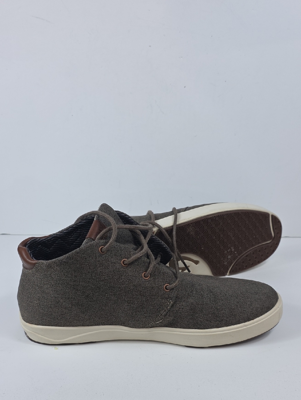 OluKai Nana Hele Waiapo Men’s Size 14 Brown Casual Chukka Shoes Sneakers